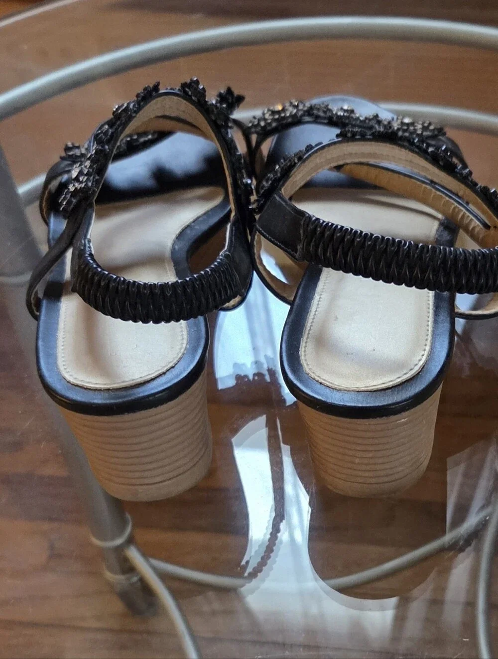 Temofon black wedge